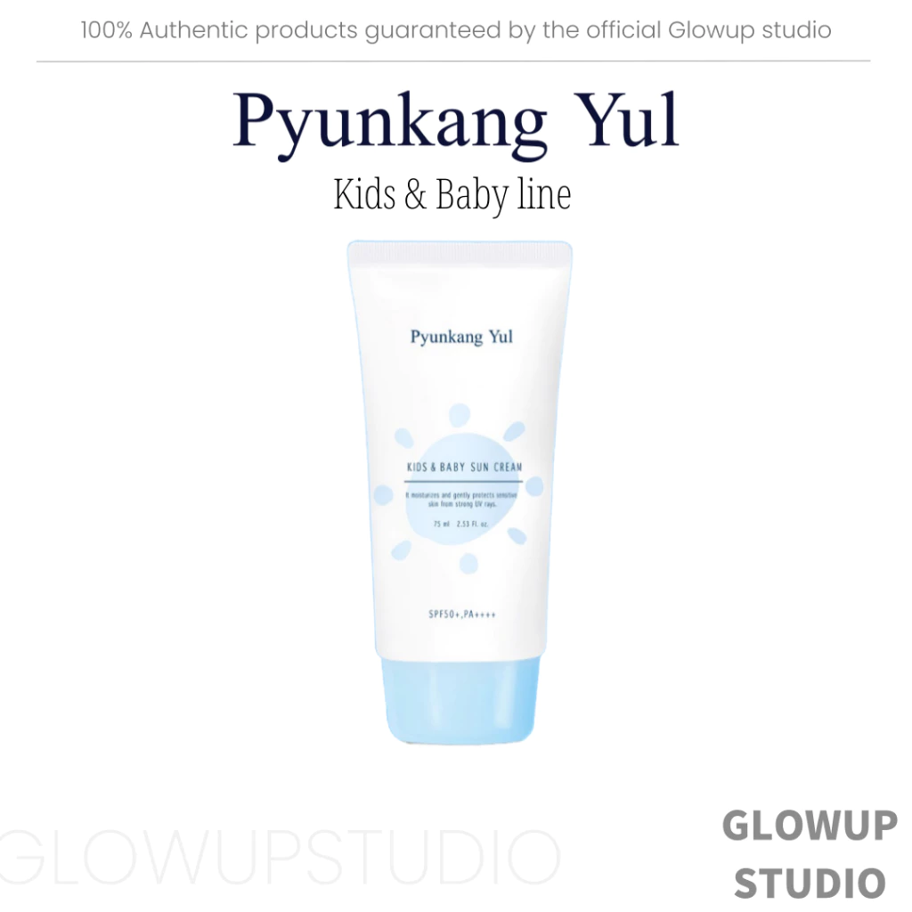 Pyunkang Yul ครีมกันแดดสำหรับเด็กและทารก 75ml SPF50+ PA++++ ครีมกันแดดให้ความชุ่มชื้นสำหรับผิวบอบบาง