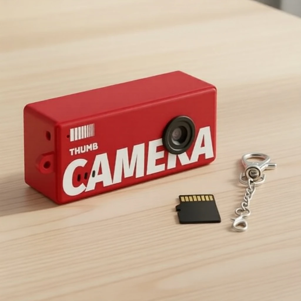 กล้อง Thumb Cam ขนาดเล็ก ความละเอียด 1080P พกพาสะดวก ของขวัญสนุก สีสันสดใส เหมาะสําหรับเด็ก วัยรุ่น ผู้ใหญ่