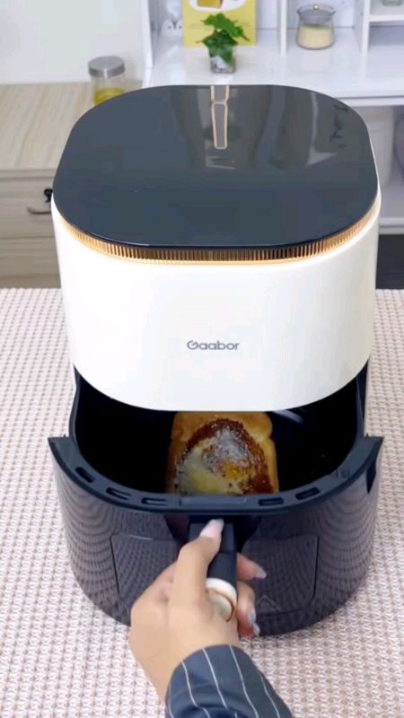 Gaabor 5 lít nồi chiên không dầu điện 1350W đa năng nướng không khí nóng Air fryer model AF-45T01A #shopeeVideo #shopeemall #nguoibanvang