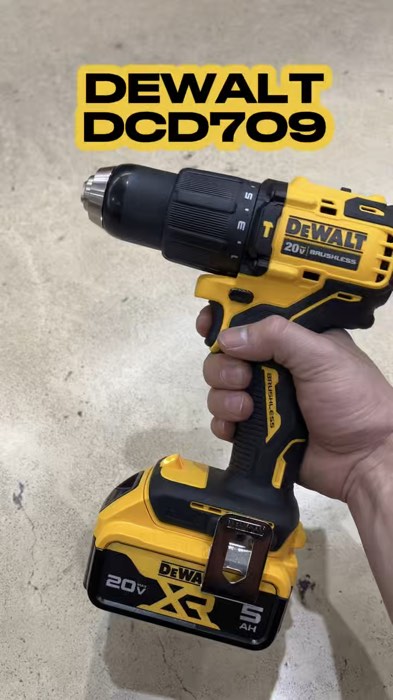 #DEWALT #สว่านกระแทกไร้สาย  Atomic Brushless 20V #DCD709 เครื่องเปล่า #สินค้ารับประกันศูนย์  #ของแท้