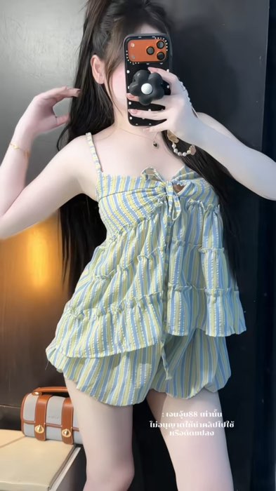 #ชุดเซต2ชิ้น #เสื้อผ้าแฟชั่น #ฟีด #OOTD
