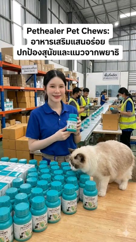 Pethealer Pet Chews ขนมสัตว์เลี้ยงแบบเคี้ยว สำหรับสุนัขและแมว | 100g | ดูแลสุขภาพประจำวัน | สินค้าพร้อมส่งจากไทย