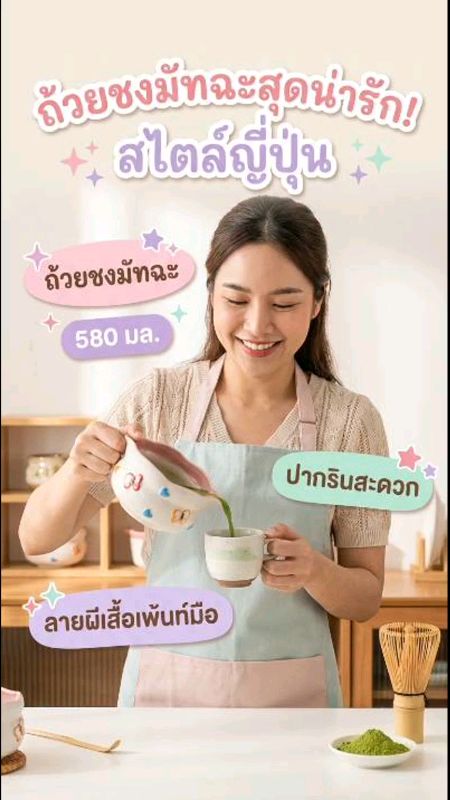 Cốc pha matcha gốm, công việc sơn tay tinh xảo. Thưởng thức thời gian nghỉ ngơi với chiếc bát matcha thiết kế đẹp, được sáng tạo một cách tỉ mỉ #cốcphamatcha #dụngcụphachuaba #gốm