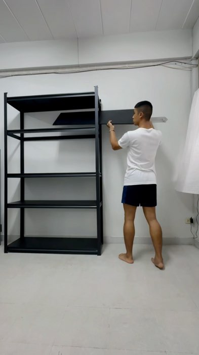 Kệ sắt 5 tầng dày, bền chắc, lắp ráp dễ dàng, không cần dụng cụ 👍 #tốt #chia sẻ #đánhgiá #DIY #đồdùng