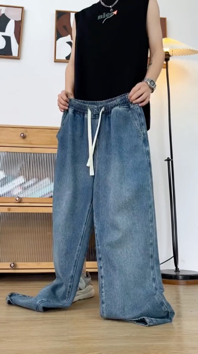 Quần jean eo co giãn 👖 mặc thoải mái #quần #quầnjean #eocogiãn #quầnnam