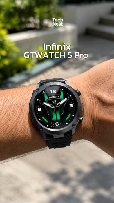 ⚡️⌚ Infinix GT Watch 5 Pro สมาร์ทวอทช์สายเกมมิ่ง ดีไซน์ดุดัน พรีเมียมทุกมุมมอง #GTWatch5Pro  #InfinixGTWatch5Pro #SmartWatch