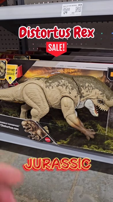 ￼Jurassic World Distortus Rex Mattel 50cm #ของเล่น #shopee #รีวิวดีรีวิวดัง #figures #model