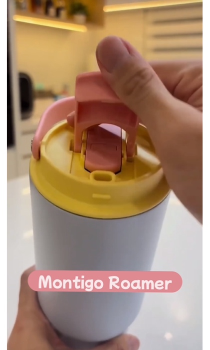 Montigo Roamer Tumbler Palette Blue 970ml cốc giữ nhiệt, nóng‑lạnh, dung tích vừa đủ, thiết kế đẹp, dễ mang theo #Montigo #cốc_giữ_nhiệt #Tumbler #PaletteBlue #Shopee