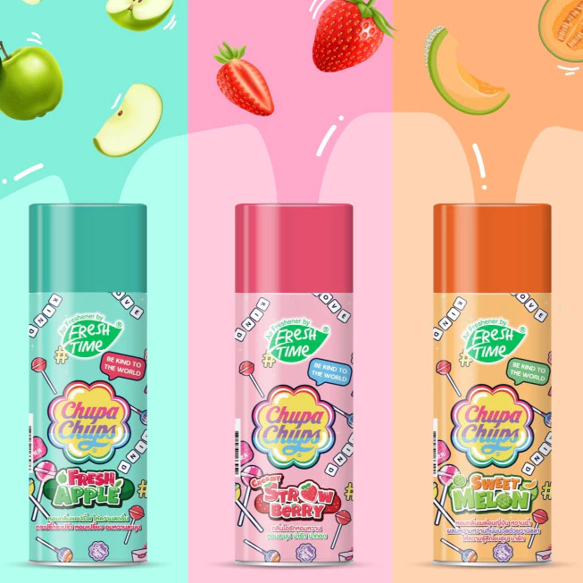 FreshTime X Chupa Chups สเปรย์ปรับอากาศ 450ml