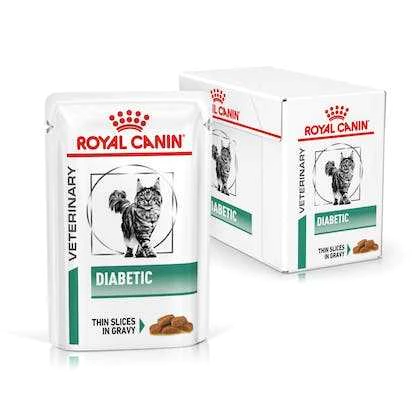 Royal Canin Diabetic Cat Pouch อาหารแมวเบาหวาน แบบเปียก ขนาด 85 กรัม (จำนวน 12 ซอง) พร้อมจัดส่งด่วน