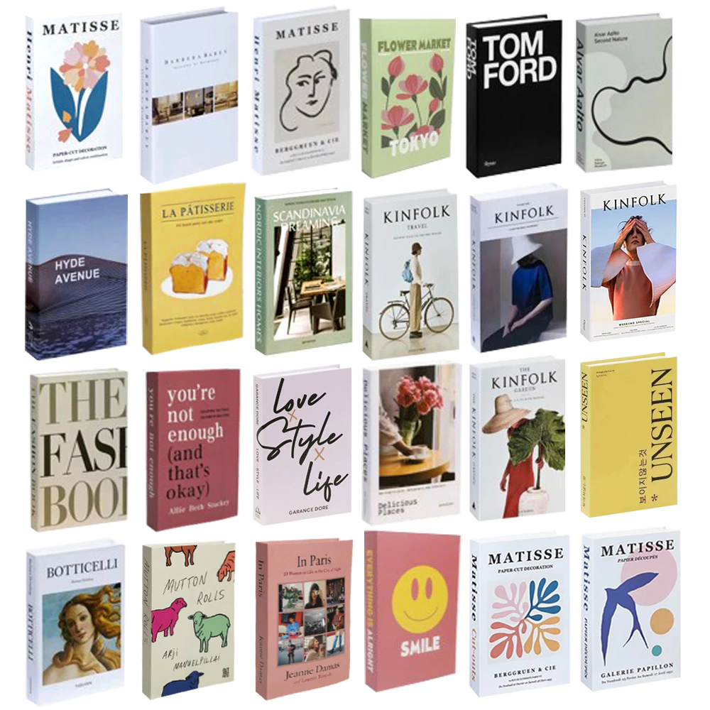 [ส่งด่วน] หนังสือปลอม พร๊อพถ่ายรูป ✨ หนังสือแต่งบ้าน หนังสือโชว์ สไตล์มินิมอล แฟชั่น เบเกอรี่ ของแต่งบ้าน