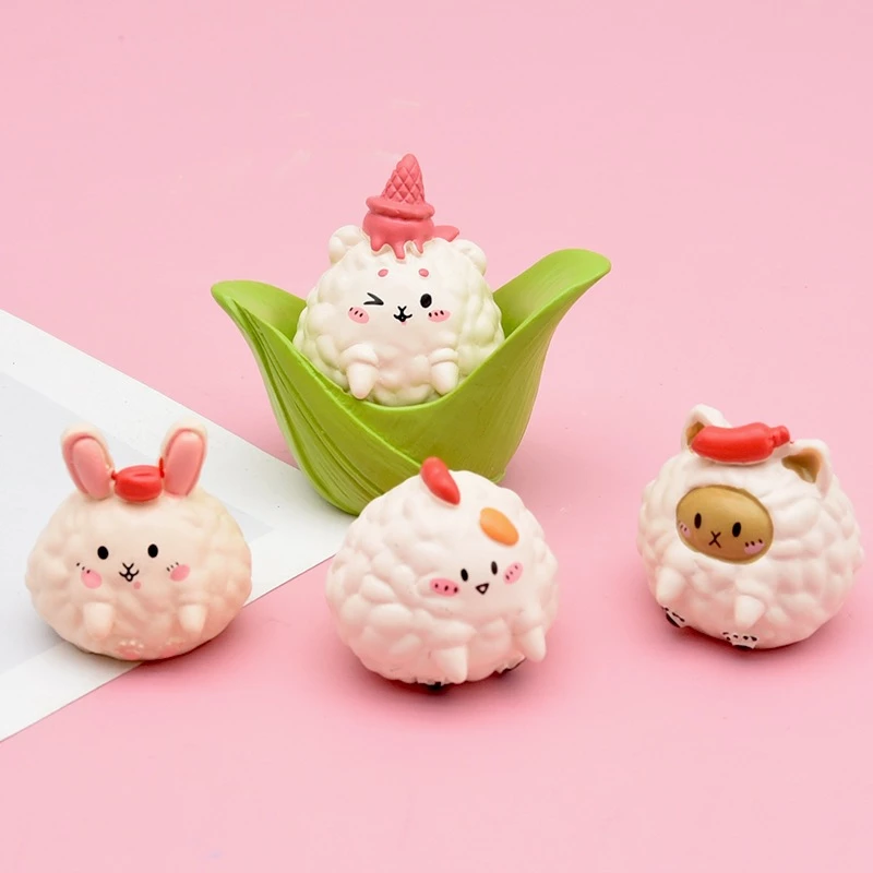 ตุ๊กตาจิ๋ว ตุ๊กตุ่นจิ๋ว น้องฟูฟูและผองเพื่อน น่ารัก (1ชุด มี 9 ชิ้น) สำหรับแต่งบ้าน แต่งโต๊ะทำงาน เป็นของขวัญ A038