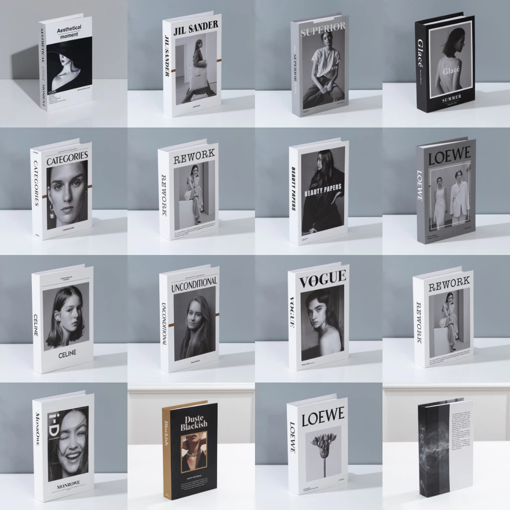หนังสือปลอม หนังสือแต่งบ้าน พร็อพแต่งห้อง หนังสือตั้งโชว์ หนังสือโชว์ พร๊อพถ่ายรูป ของแต่งบ้าน หนังสือปลอมตกแต่งบ้าน