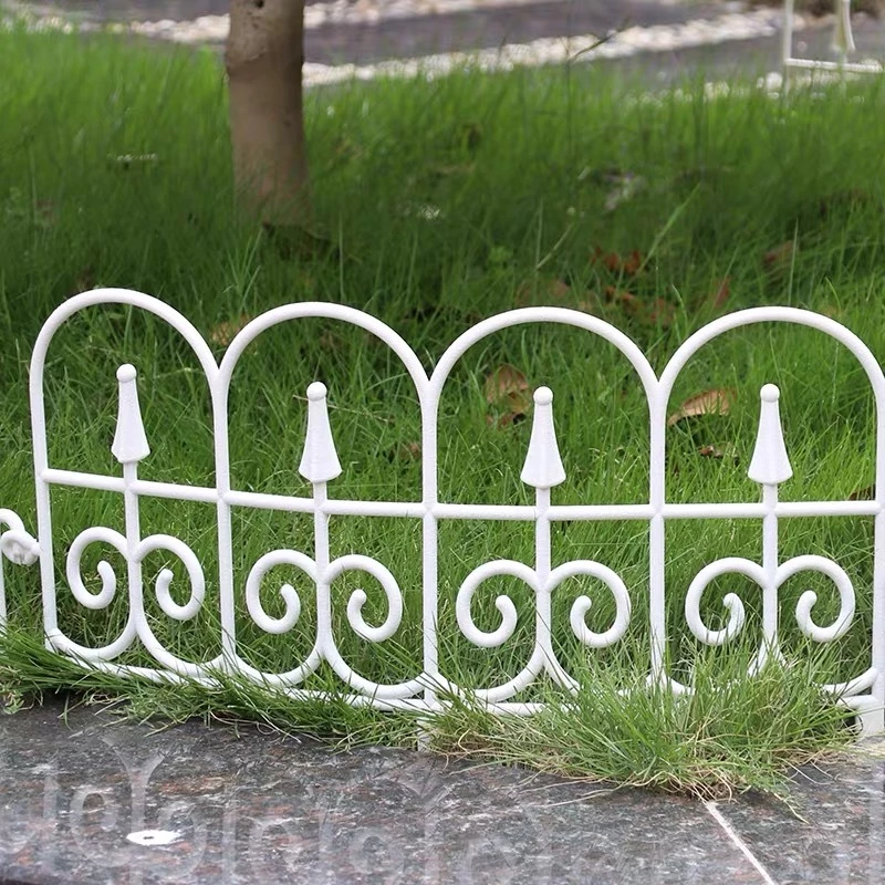 วตกแต่งสวน รั้วพลาสติก DIY รั้วสีขาว รั้วขนาดเล็กตกแต่งในร่มและกลางแจ้ง รั้วแต่งสวน ต้นไม้ ของตกแต่งสวน รั้ว PVC