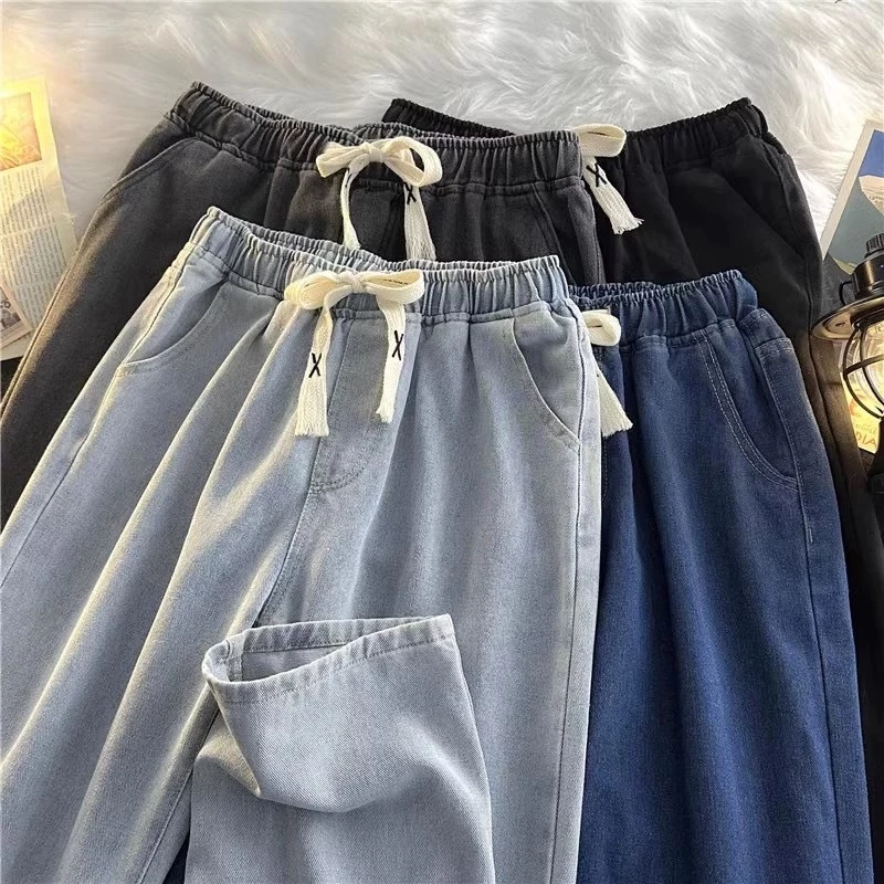 71% OFF MNO.9 Jeans 5080 กางเกงยีนส์ขายาวชาย เอวยืด มีเชือกรูด ทรงหลวม ฿132.00 30พัน+ sold Comm Rate 14% Get Link