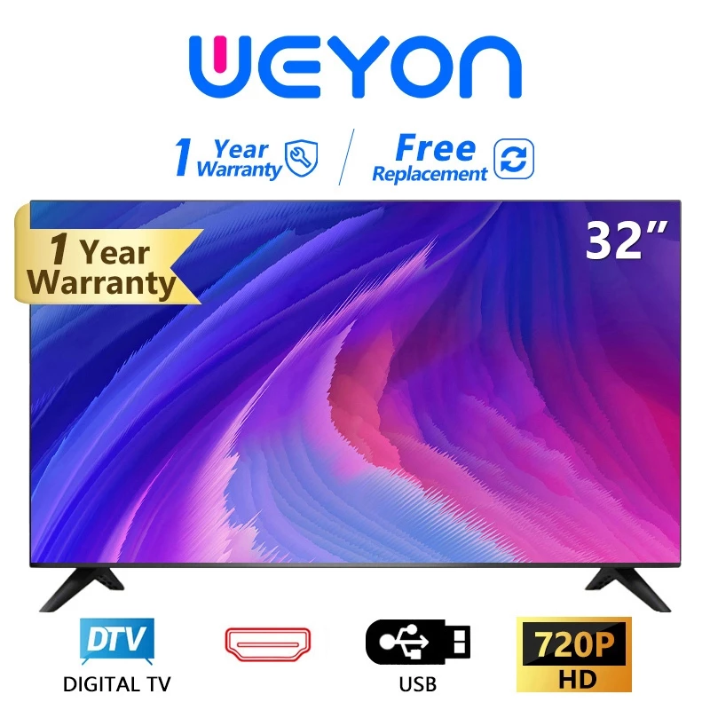 ทีวี Digital ทีวีดิจิตอล 19/20/21/24/32 นิ้ว ทีวีของแท้ Digital TV 32 นิ้ว ทีวีอนาล็อกทีวี Full HD Analog TV