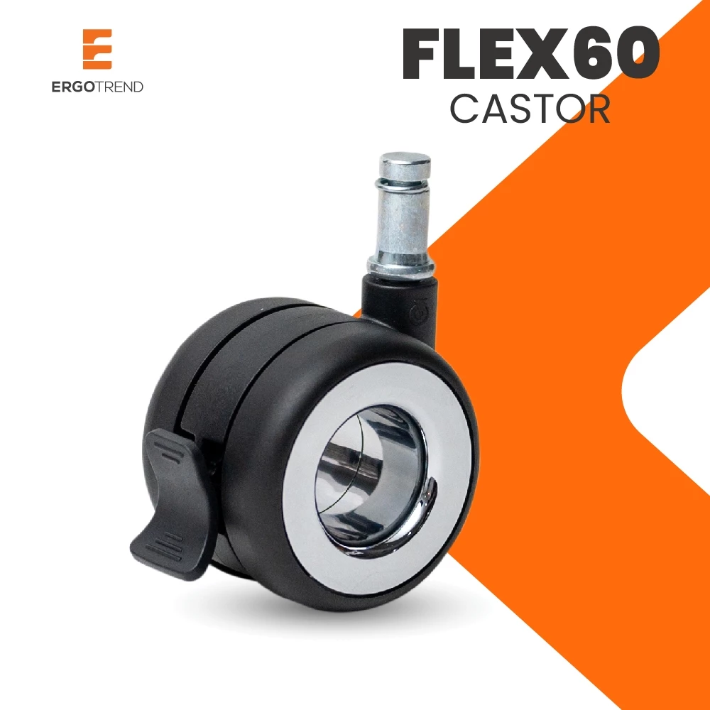 52% OFF Ergotrend ล้อเก้าอี้ รุ่น FLEX60 Castor - 1ชุด 5ล้อ ฿769.00 283 sold Comm Rate 6% Get Link