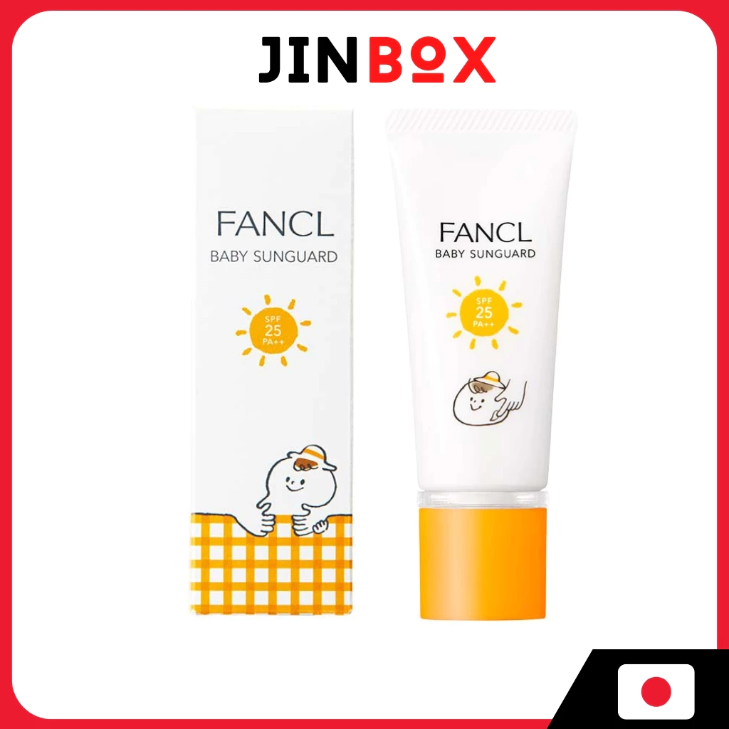 Fancl Baby Sun Guard (Spf25/Pa++) ครีมกันแดด ปราศจากสารเติมแต่ง (เด็ก/ทารกแรกเกิด) ไม่สารเคมี ระคายเคืองต่ํา ไม่มีสารยูวี ยูวี