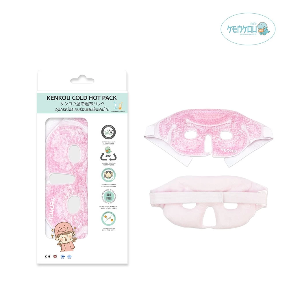 จลประคบร้อนเย็นเคนโกะ - ประคบหน้า สีชมพู KENKOU Cold Hot Pack – Face Mask ฿480.00 317 sold Comm Rate 17% Get Link