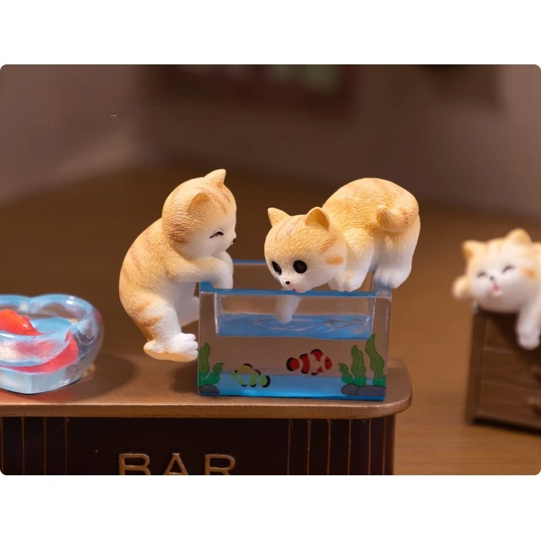 โมเดลแมวจิ๋วสุดคิ้วท์ (ราคา:ชิ้น) ของจิ๋วแต่งบ้าน แต่งสวน แต่งมุมโต๊ะ หรือ DIY มินิการ์เด้น