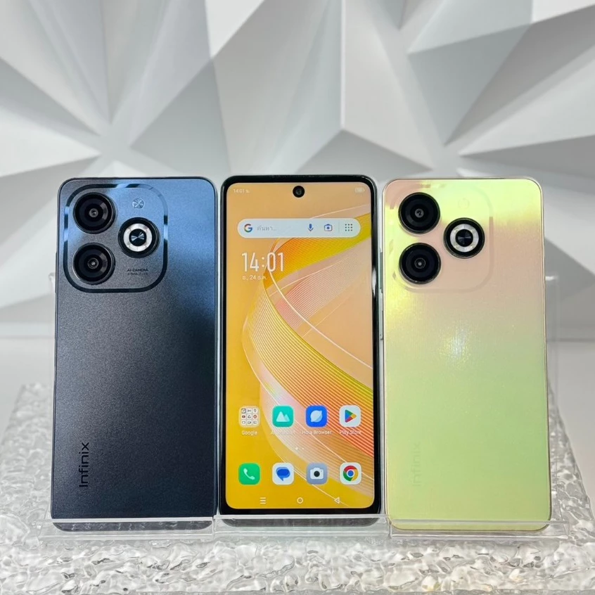โทรศัพท์มือถือรุ่น lnfinix Smart 8 มือสองพร้อมใช้งานสภาพสวย(ฟรีชุดชาร์จ)