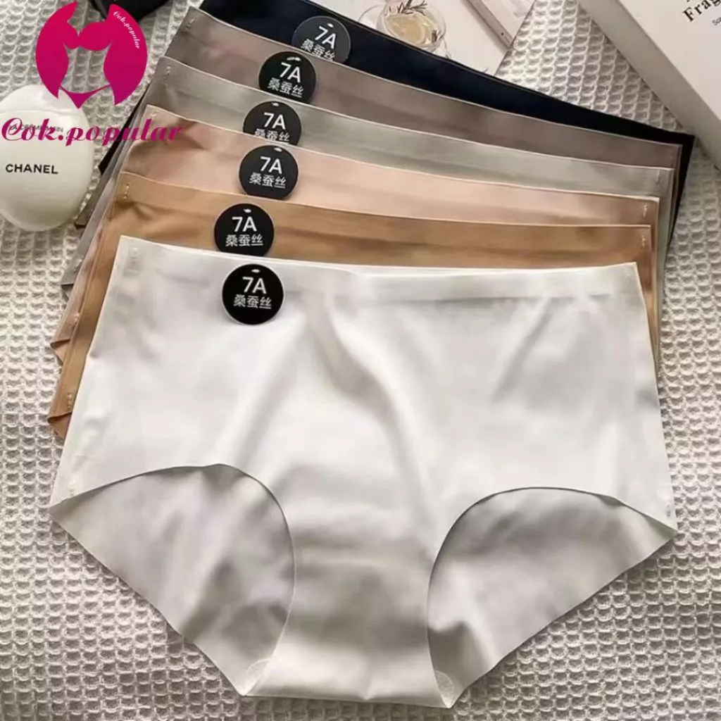 63% OFF #291 กางเกงในไร้ขอบ ไร้รอยตะเข็บเย็บ เป้าสองชั้นป้องกันแบคทีเรีย ผ้านิ่ม สวมใส่สบาย ยืดหยุ่นได้ดี Size M-XL ฿11.00 100พัน+ sold Comm Rate 9% Get Link