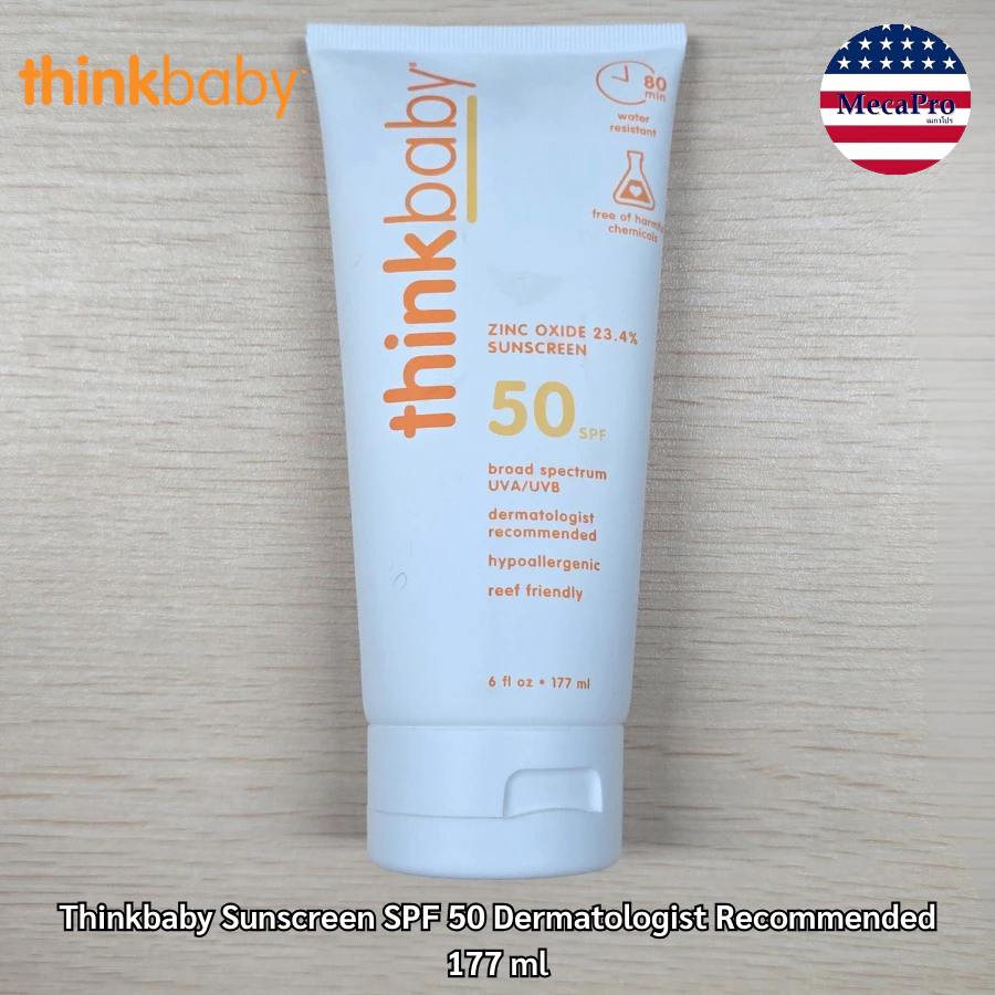 Think® Thinkbaby Sunscreen SPF 50 Dermatologist Recommended 177 ml ครีมกันแดดสำหรับเด็ก SPF 50