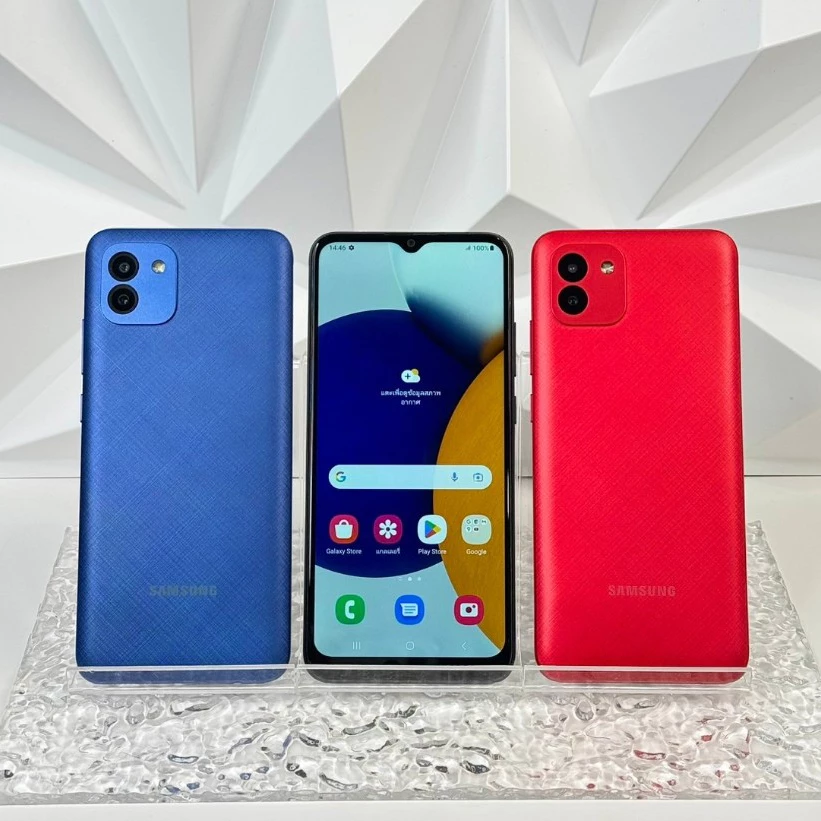Samsung A03 โทรศัพท์มือถือมือสองพร้อมใช้งาน(ฟรีชุดชาร์จ)