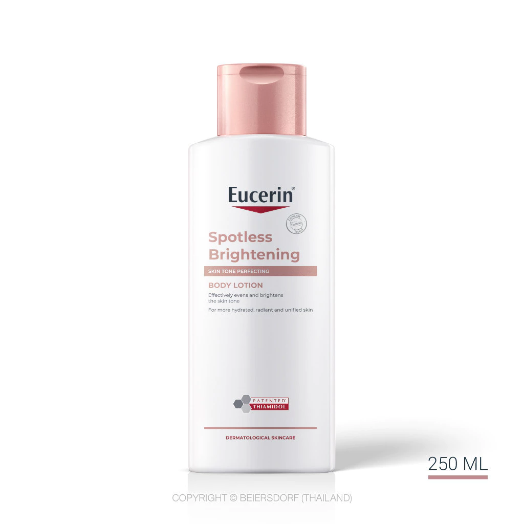 5% OFF Eucerin SPOTLESS BRIGHTENING THIAMIDOL SKIN TONE PERFECTING BODY LOTION 250ML ผลิตภัณฑ์บำรุงผิวกาย