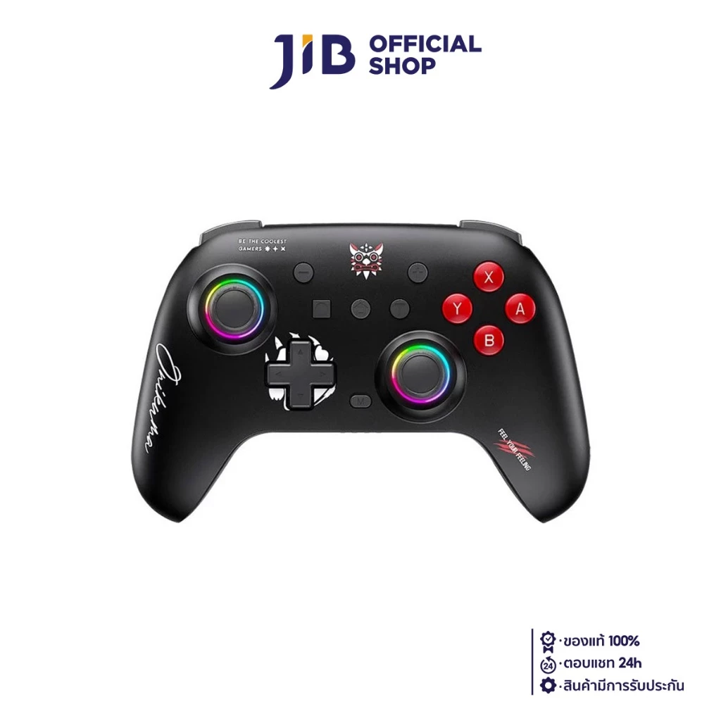 WIRELESS CONTROLLER (อุปกรณ์ควบคุมคำสั่งไร้สาย) ONIKUMA IRUKA TRI-MODE GAMING WIRELESS (BLACK)