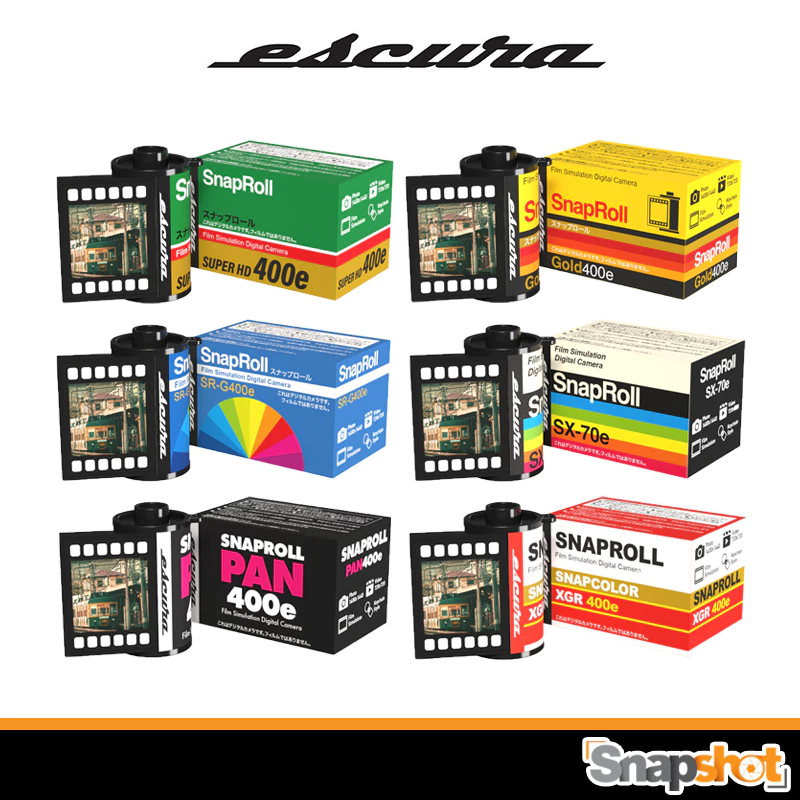 [พร้อมส่ง] กล่องสุ่มกล้องดิจิทัล Escura SnapRoll ดีไซน์ม้วนฟิล์มย้อนยุค 80s Digital Camera Snap Roll Escura