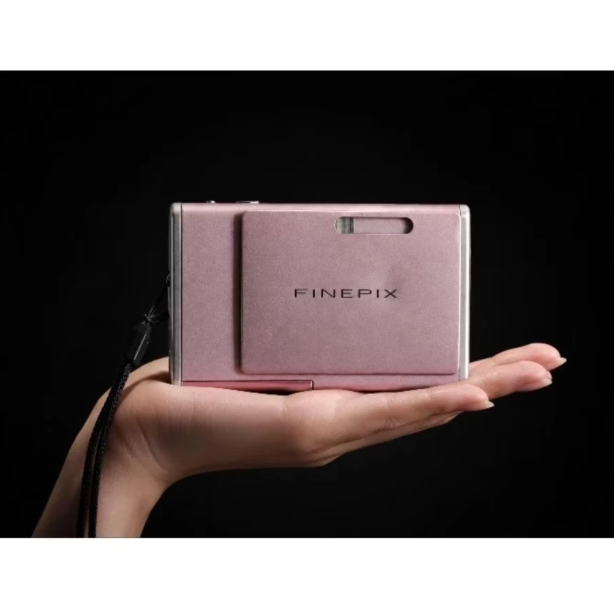 ( ทักก่อน) กล้อง fuji finepix z3 pink สภาพพอใช้ เมนูไทย +xd128mb
