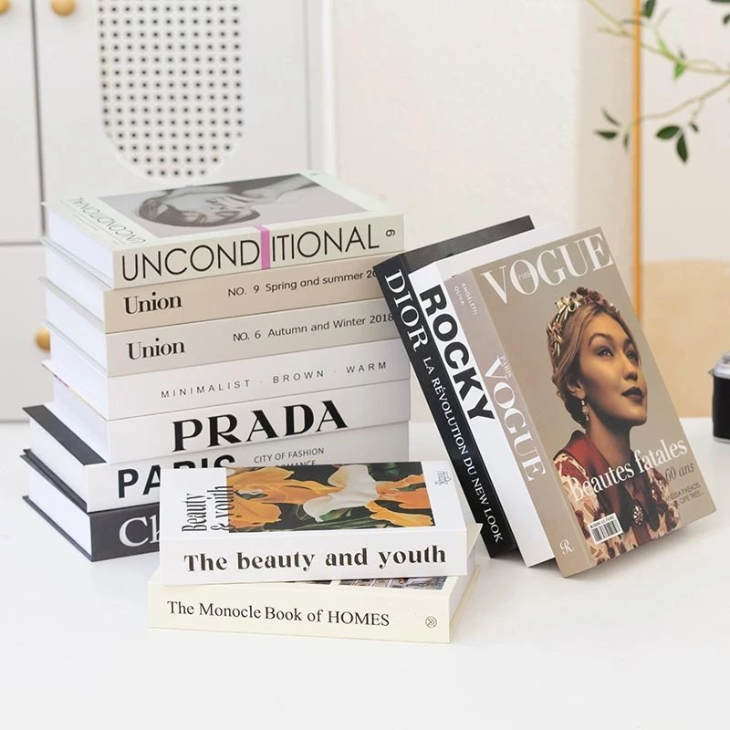 หนังสือปลอม เซ็ตหนังสือปลอม ชุด 5 ชิ้น หนังสือแต่งบ้าน หนังสือโชว์ พร๊อพถ่ายรูป ของแต่งบ้าน หนังสือปลอมตกแต่งบ้าน