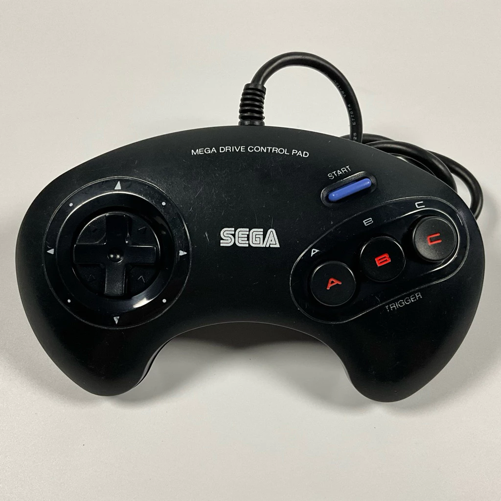 🇯🇵 Sega Mega Drive 3 Button Controller Original SEGA Gamepad Retro Gaming Controller
