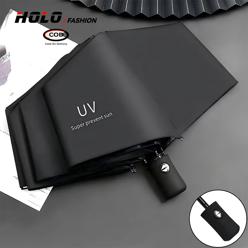 42% OFF ร่มพับอัตโนมัติ อัตโนมัติ UV สำหรับวันที่แดดจัดและฝนตกคุณภาพร่ม UV เสริมโครง ฿75.00 50พัน+ sold Comm Rate 12% Get Link