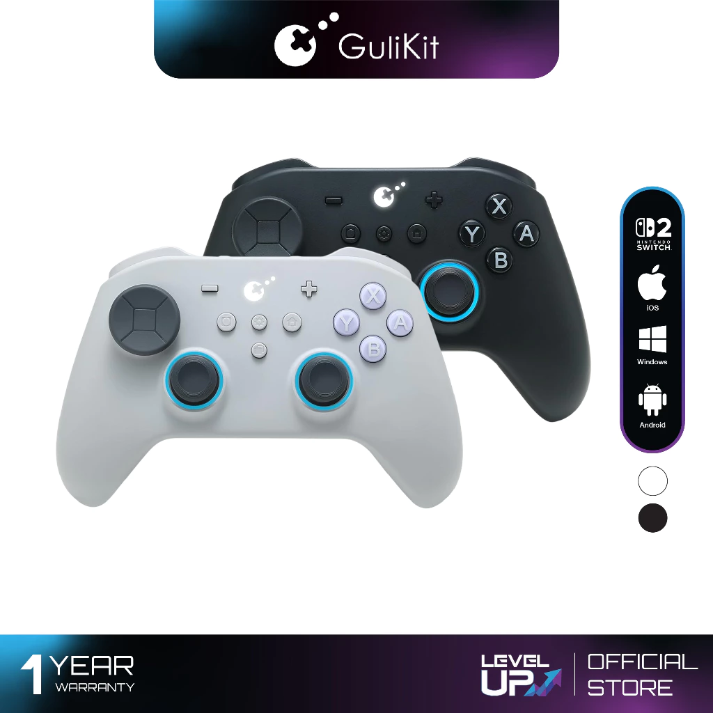 GuliKit TT MAX NS69 Bluetooth Gaming Controller ( คอนโทรลเลอร์ Switch 1/2/PC/Android/iOS )