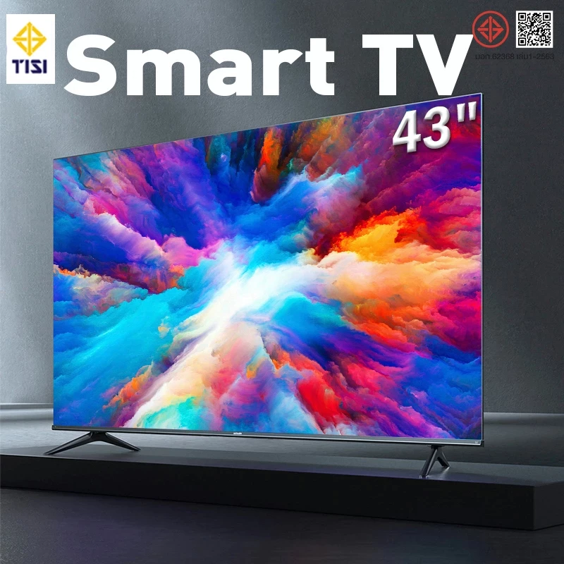 ทีวี 32 นิ้ว ทีวี 43 นิ้ว Smart TV 4K LED โทรทัศน์ ทีวีจอแบน สมาร์ททีวี ระบบ Android ทีวีดิจิตอล รับประกัน 1ปี