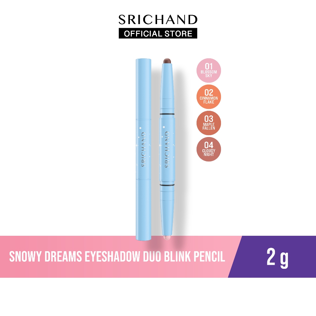 [ใหม่] สโนวี ดรีม อายแชโดว์ ดูโอ บลิงก์ เพนเซิล Snowy Dreams Eyeshadow Duo Blink Pencil 2g