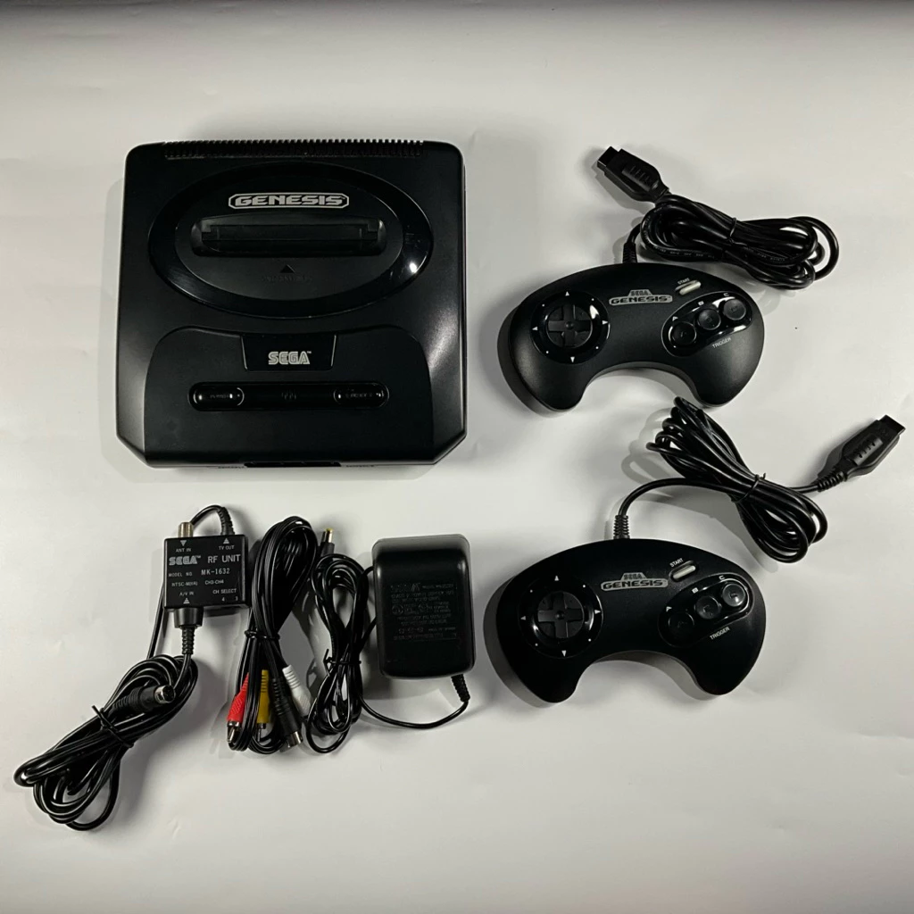 🇺🇸 Sega Genesis Model 2 Console Retro Gaming System 2 Controllers Full Set NTSC 120V พร้อมสายครบ