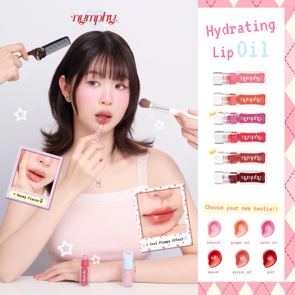 NYMPHY - Hydrating Lip Oil 6 g นิมฟี่